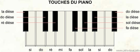 Touches du piano (Dictionnaire Visuel)
